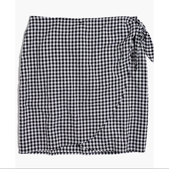 Madewell Women’s Gingham Wrap Skirt - Picture 5 of 8